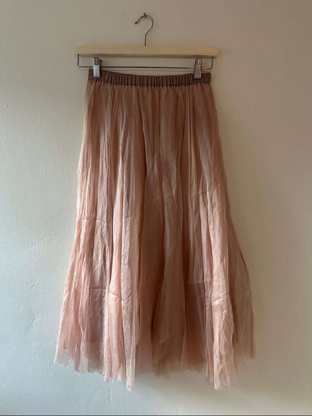 Louisa Babouryan Tulle Skirt with Elastic Waist